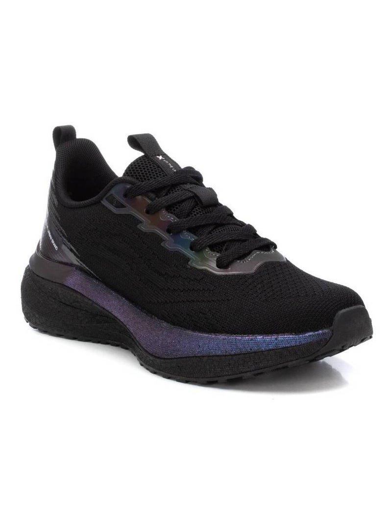 Baskets sport femme à lacets Noir - Kiabi