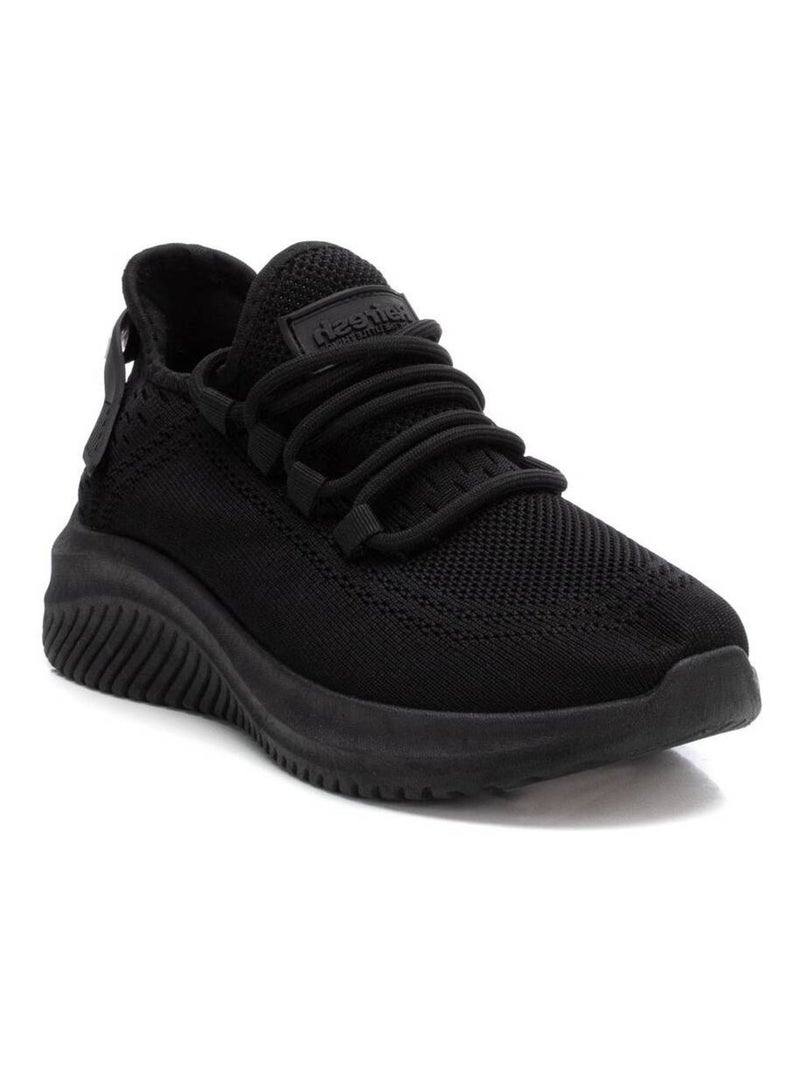 Baskets sport femme à lacets Noir - Kiabi