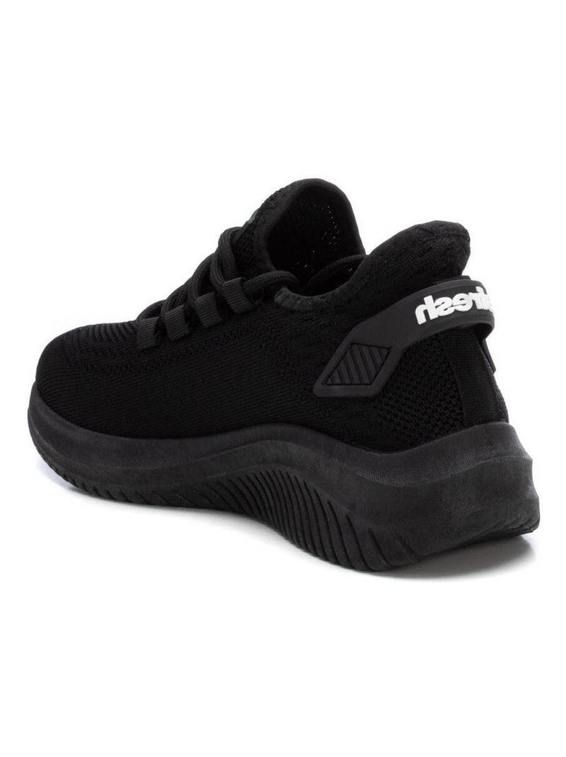 Baskets sport femme à lacets Noir - Kiabi