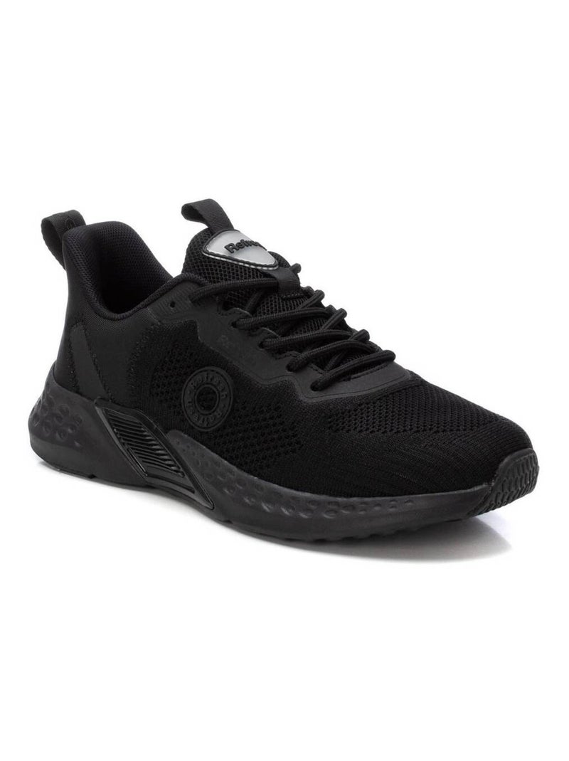 Baskets sport femme à lacets Noir - Kiabi