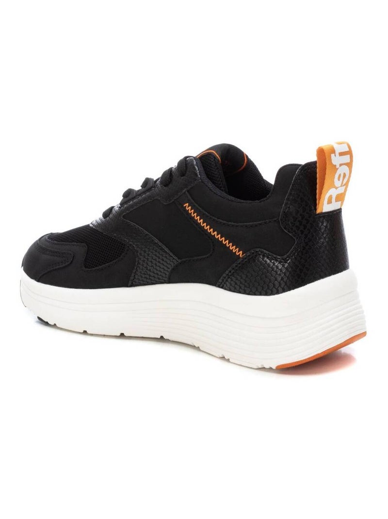 Baskets sport femme à lacets Noir - Kiabi