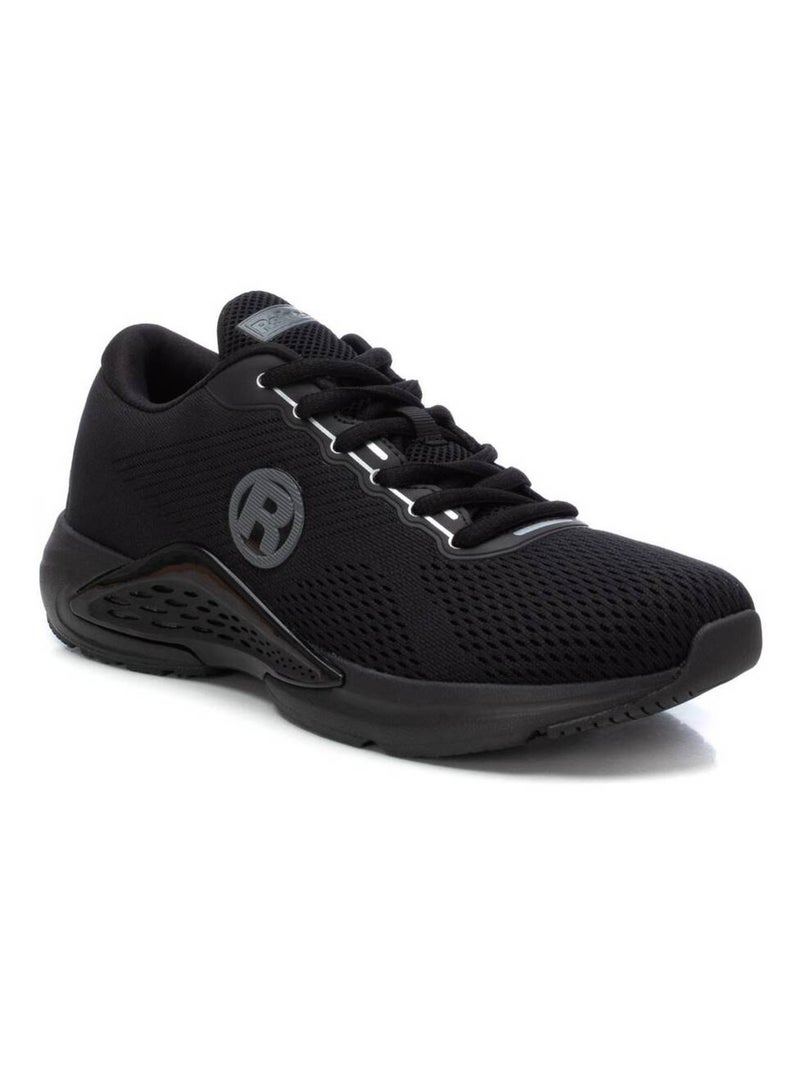 Baskets sport femme à lacets Noir - Kiabi
