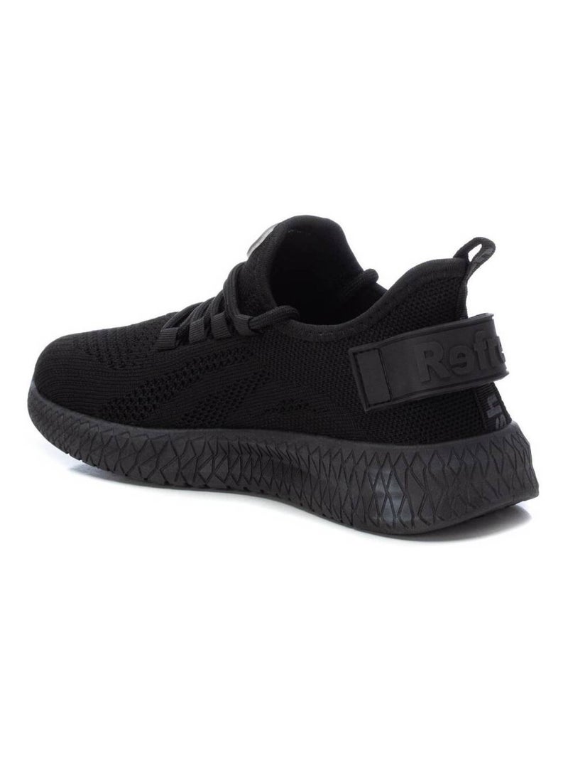 Baskets sport femme à lacets Noir - Kiabi