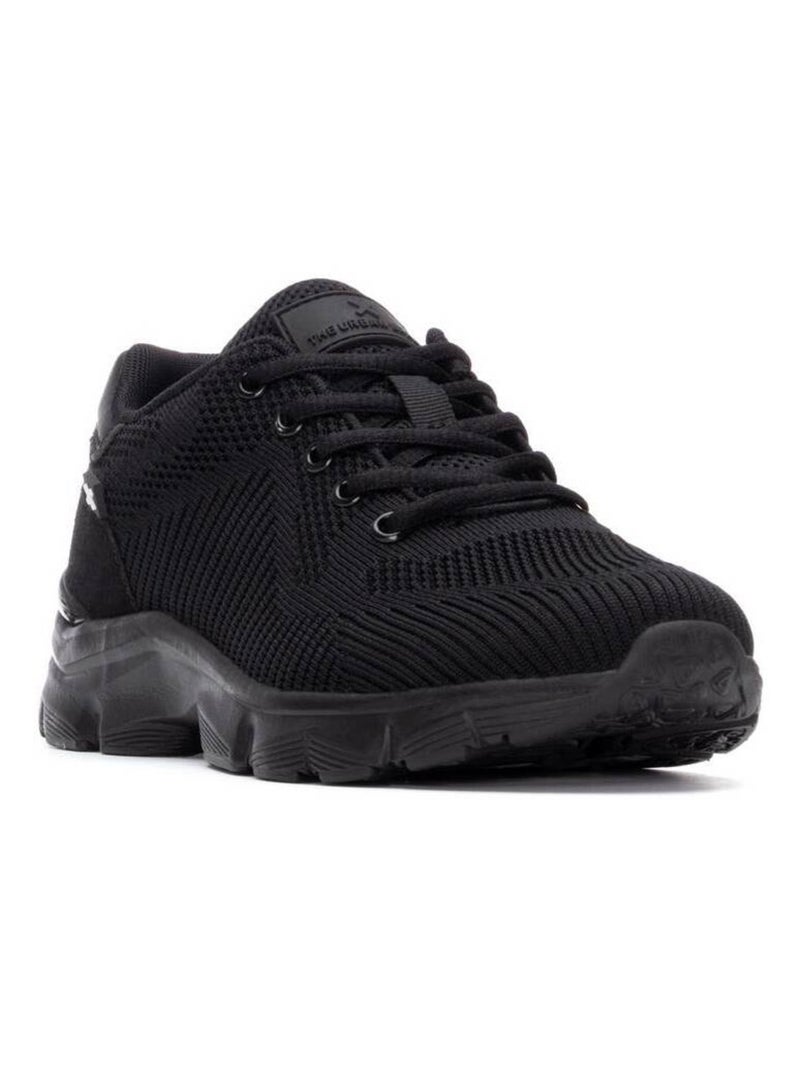 Baskets sport femme à lacets Noir - Kiabi