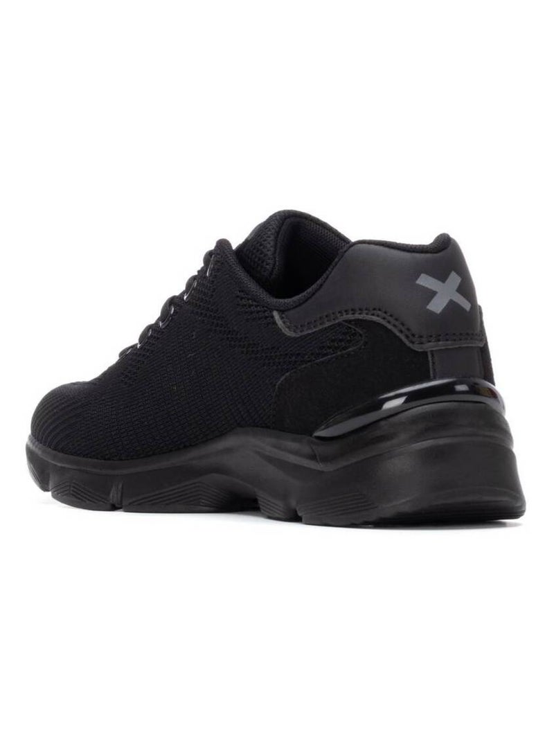 Baskets sport femme à lacets Noir - Kiabi