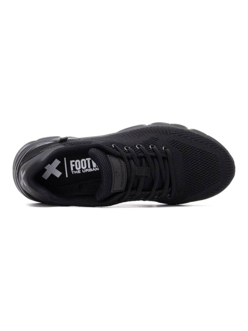 Baskets sport femme à lacets Noir - Kiabi