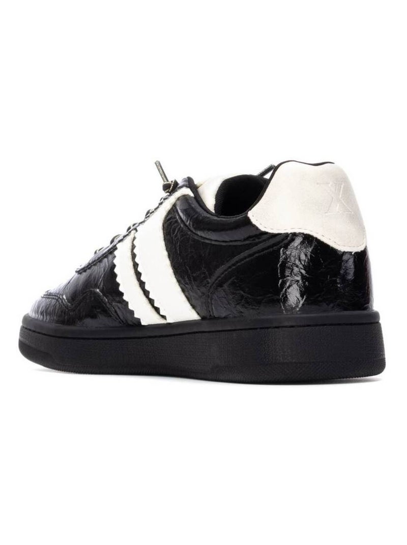 Baskets sport femme à lacets Noir - Kiabi