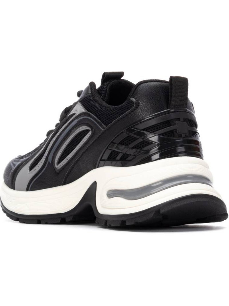 Baskets sport femme à lacets Noir - Kiabi