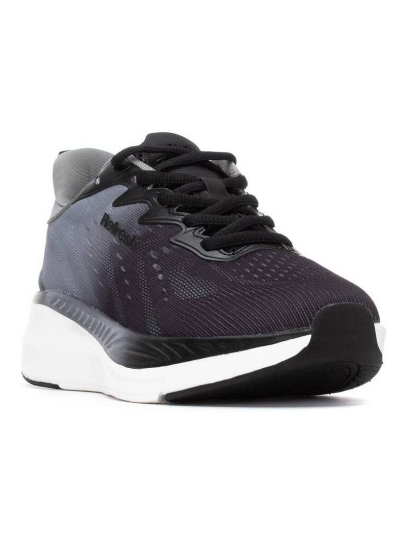 Baskets sport femme à lacets Noir - Kiabi