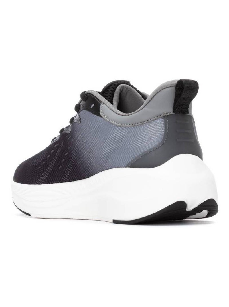 Baskets sport femme à lacets Noir - Kiabi