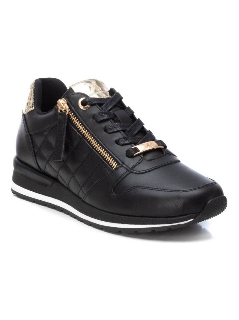Baskets sport femme à lacets Noir - Kiabi