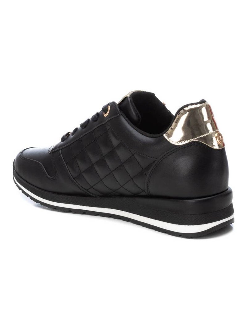 Baskets sport femme à lacets Noir - Kiabi