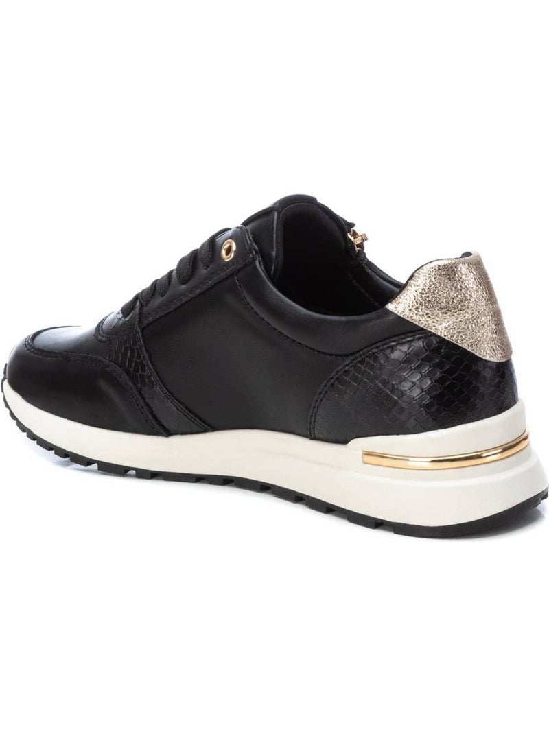 Baskets sport femme à lacets Noir - Kiabi