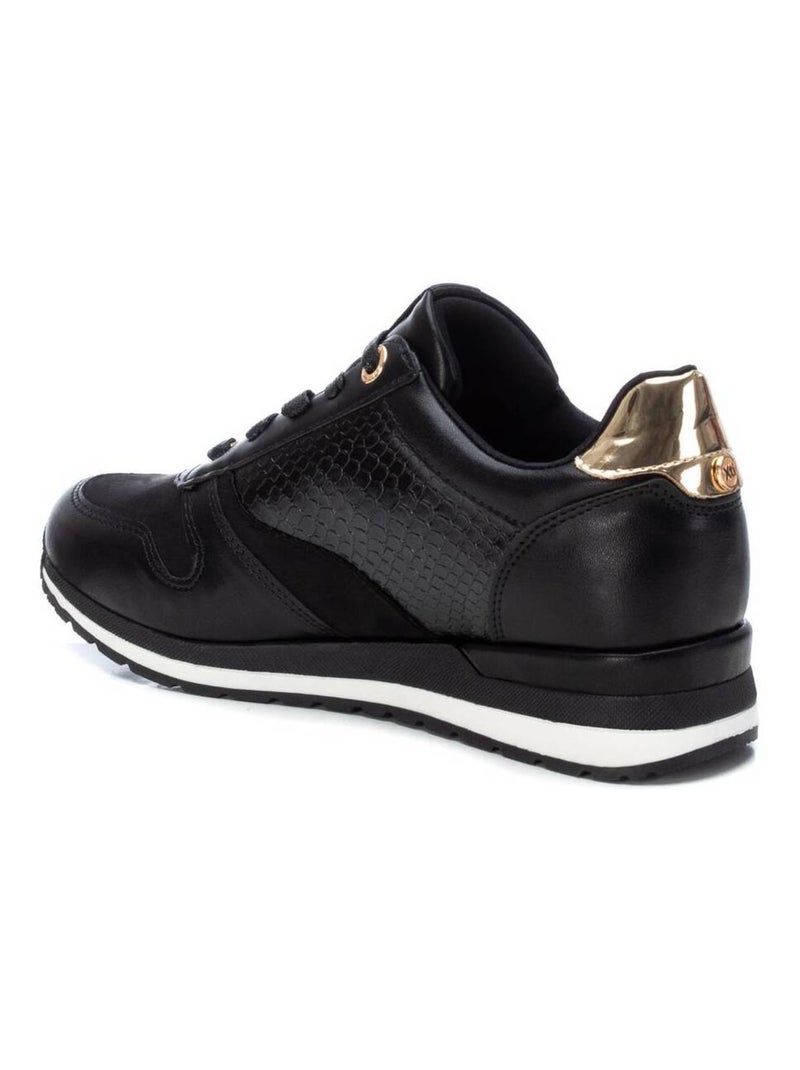 Baskets sport femme à lacets Noir - Kiabi