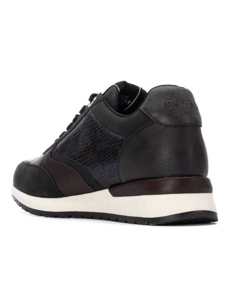 Baskets sport femme à lacets Noir - Kiabi
