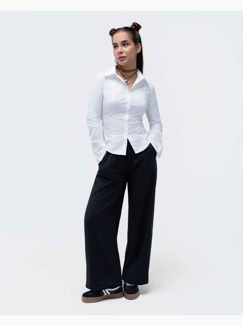 Baskets sport femme à lacets Noir - Kiabi