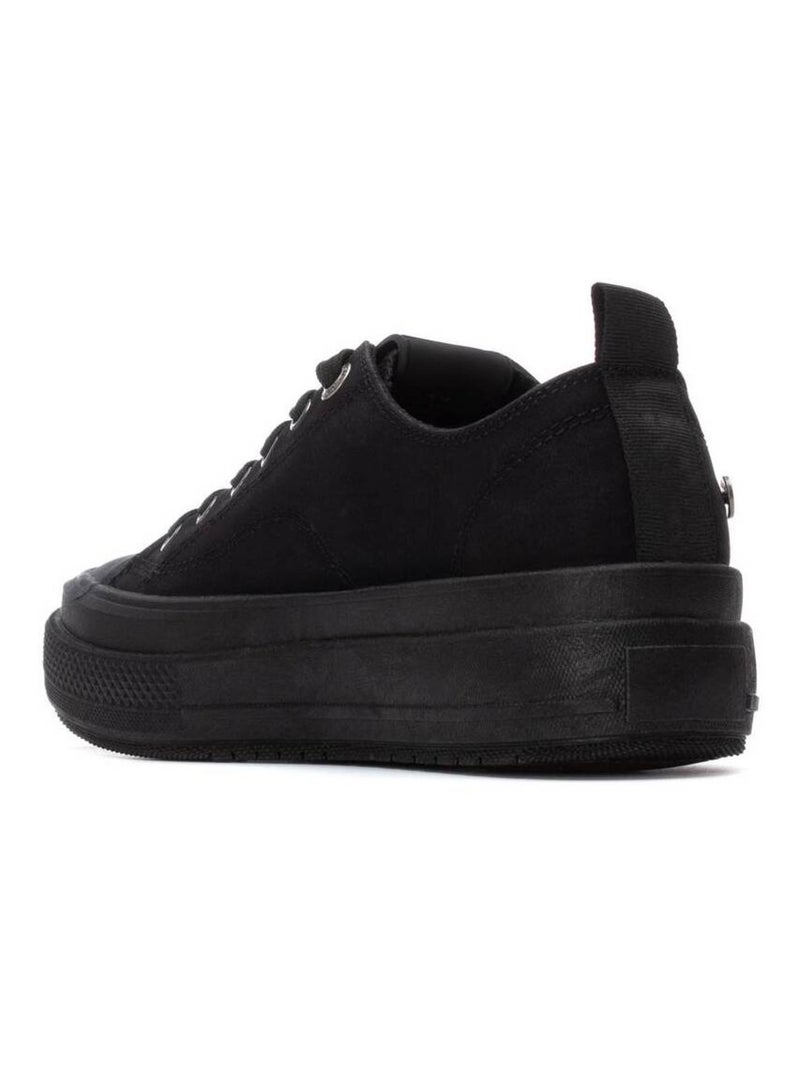 Baskets sport femme à lacets Noir - Kiabi
