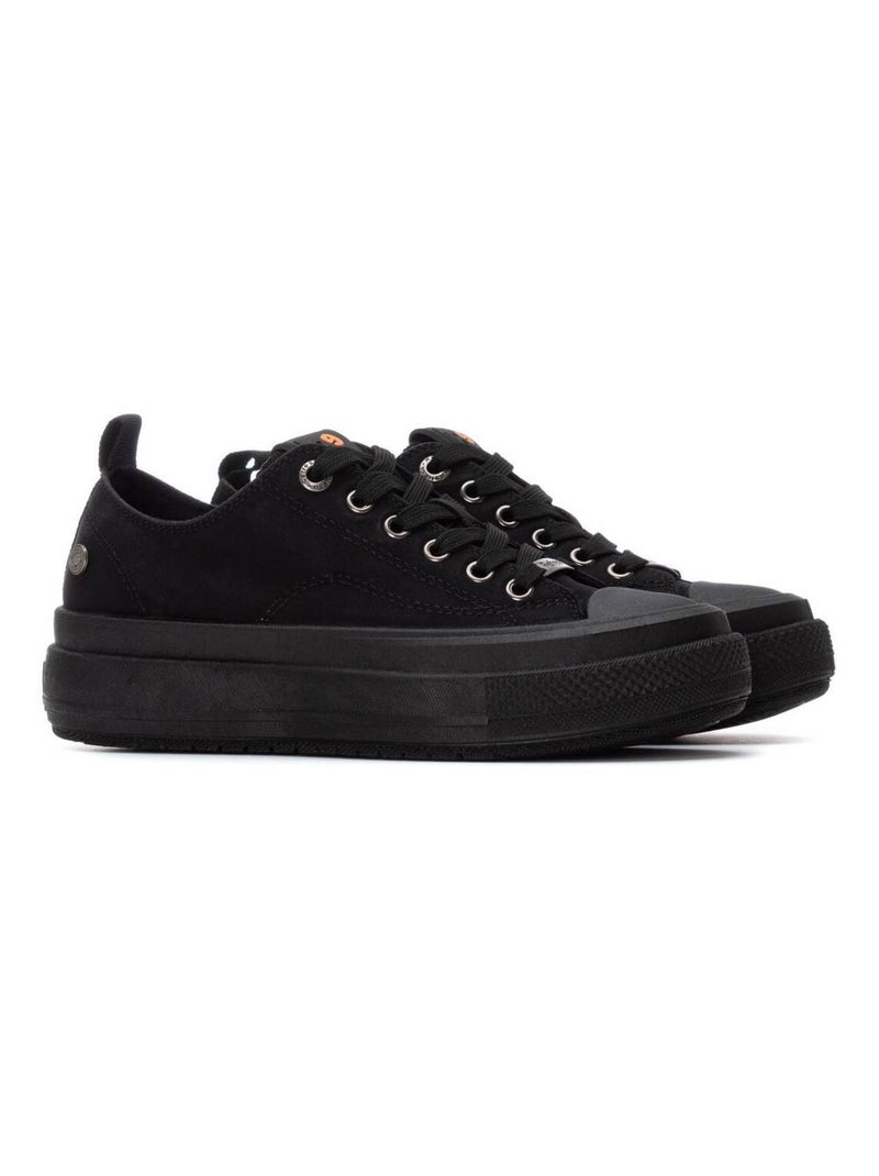 Baskets sport femme à lacets Noir - Kiabi