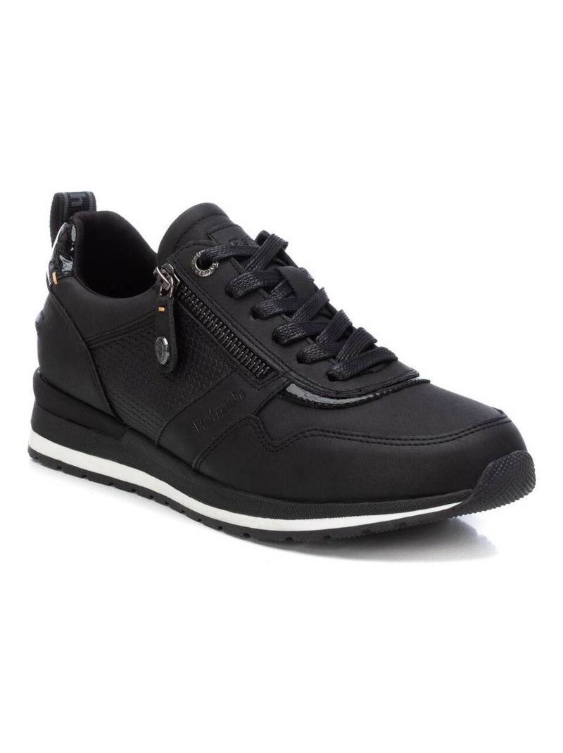 Baskets sport femme à lacets Noir - Kiabi