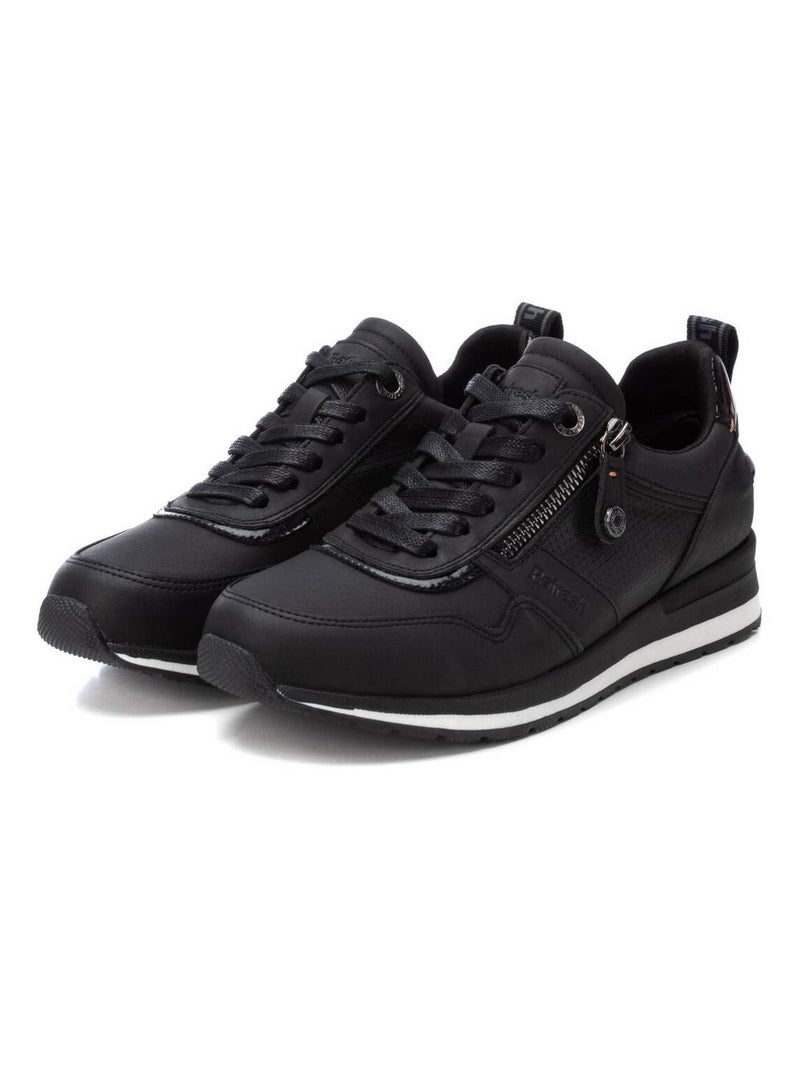 Baskets sport femme à lacets Noir - Kiabi