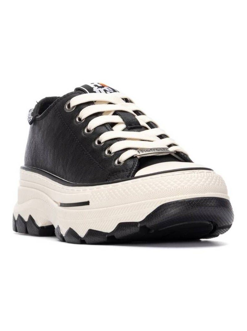Baskets sport femme à lacets Noir - Kiabi