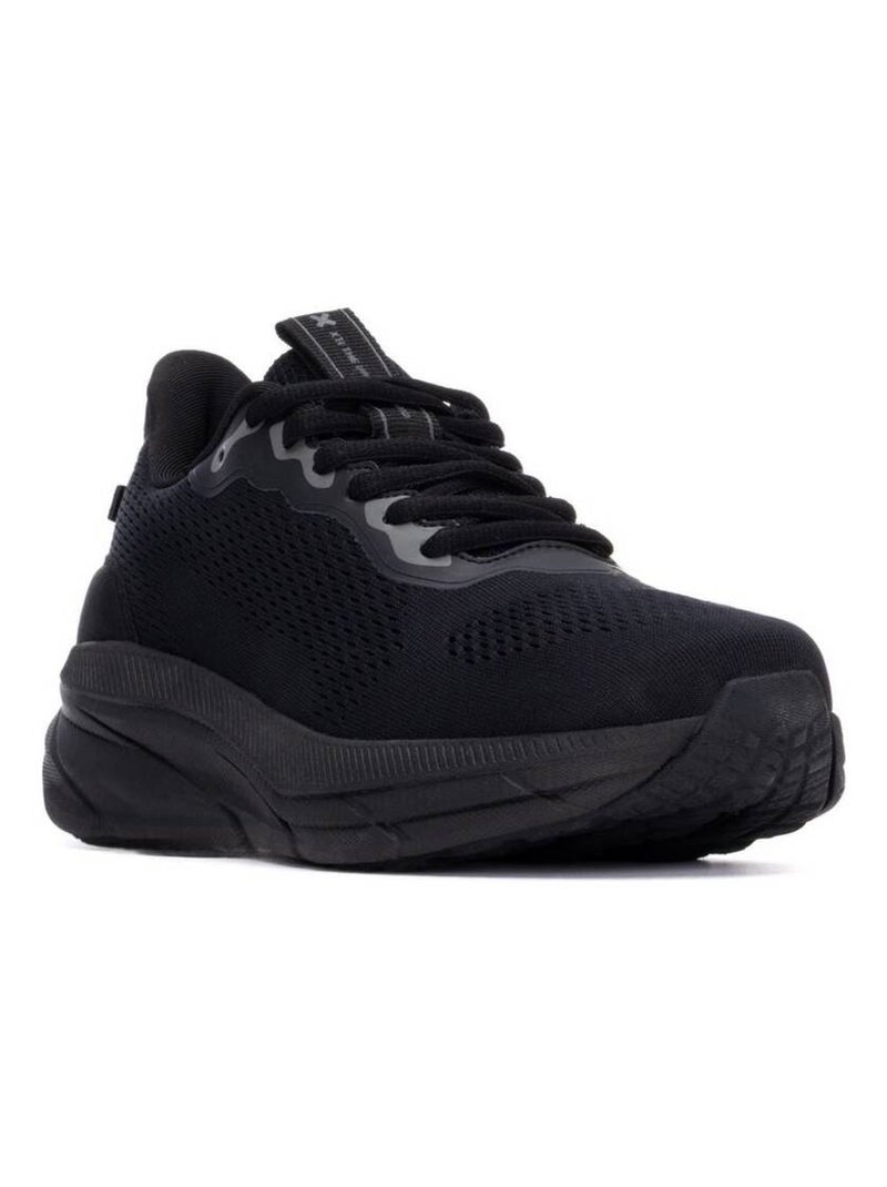 Baskets sport femme à lacets Noir - Kiabi