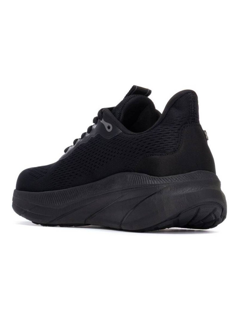 Baskets sport femme à lacets Noir - Kiabi