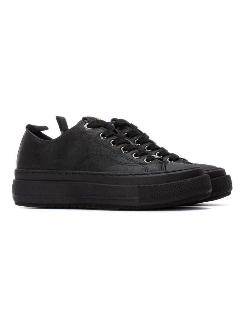 Baskets sport femme à lacets Noir - Kiabi