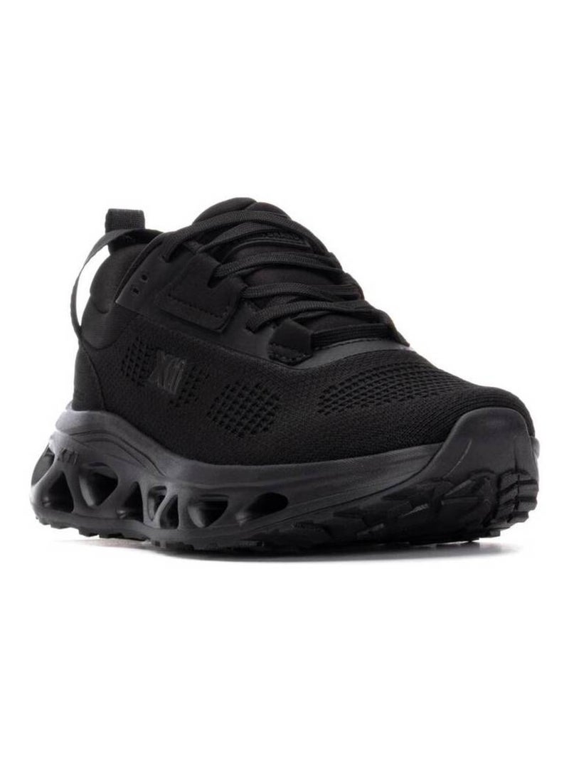 Baskets sport femme à lacets Noir - Kiabi