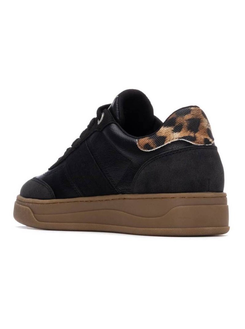 Baskets sport femme à lacets Noir - Kiabi