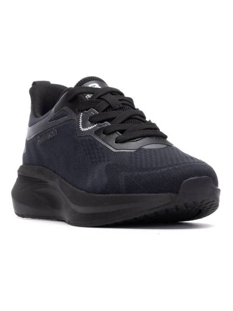 Baskets sport femme à lacets Noir - Kiabi
