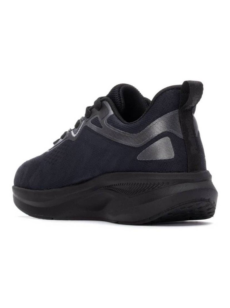 Baskets sport femme à lacets Noir - Kiabi