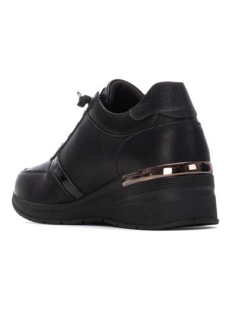 Baskets sport femme à lacets Noir - Kiabi