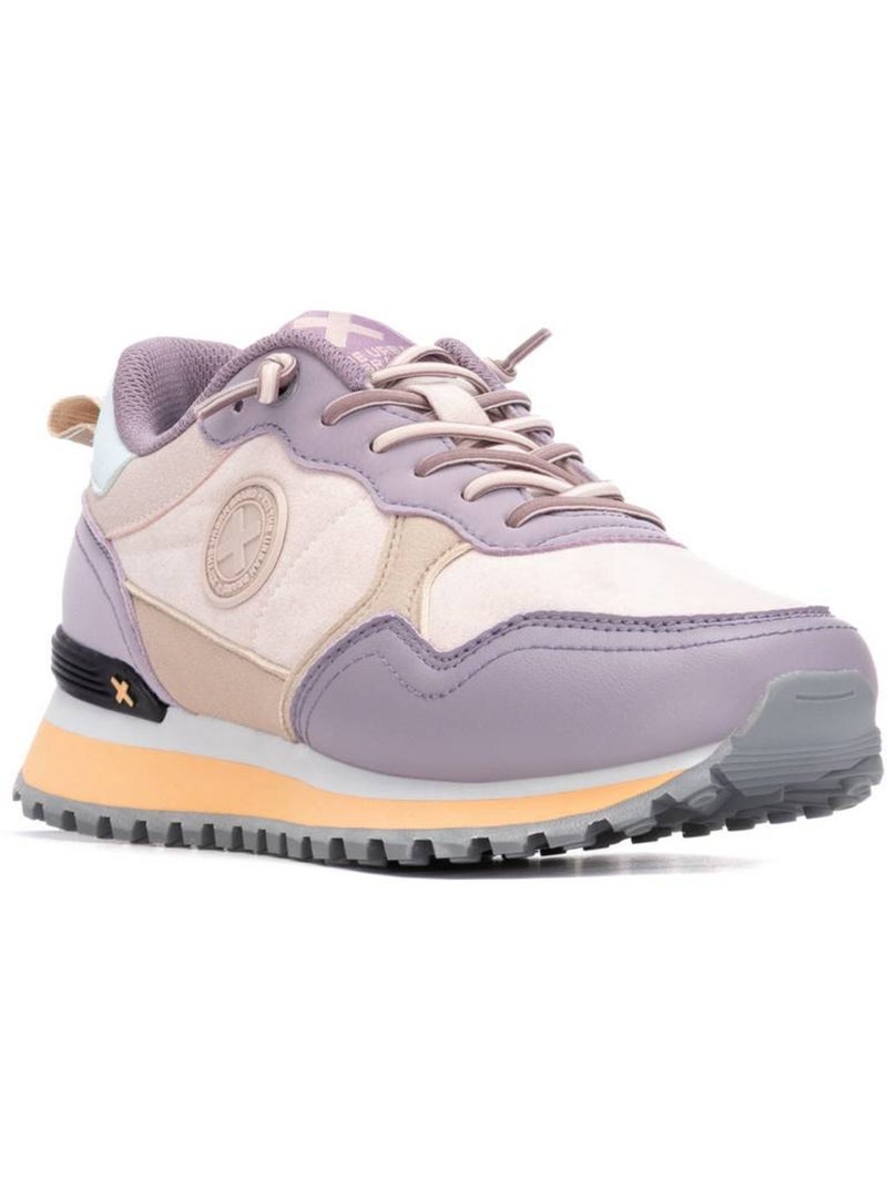 Baskets sport femme à lacets Nude - Kiabi