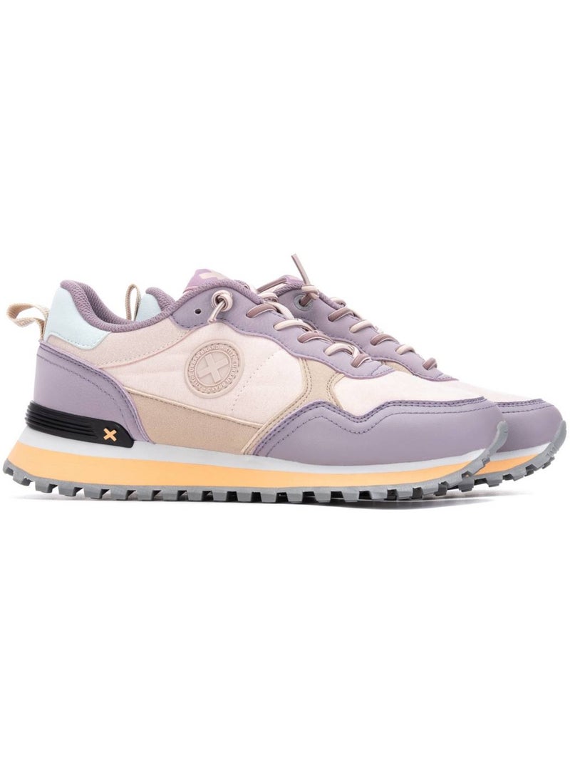 Baskets sport femme à lacets Nude - Kiabi