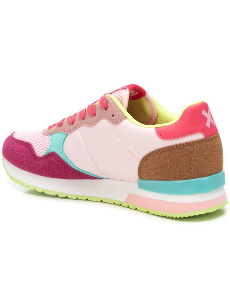 Baskets sport femme à lacets Rose - Kiabi