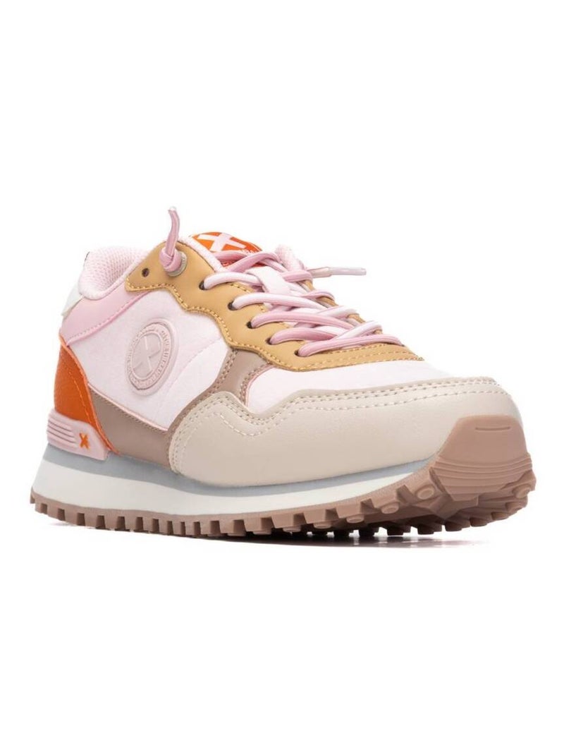 Baskets sport femme à lacets Rose - Kiabi