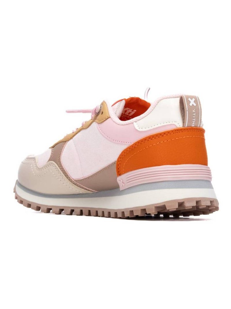 Baskets sport femme à lacets Rose - Kiabi