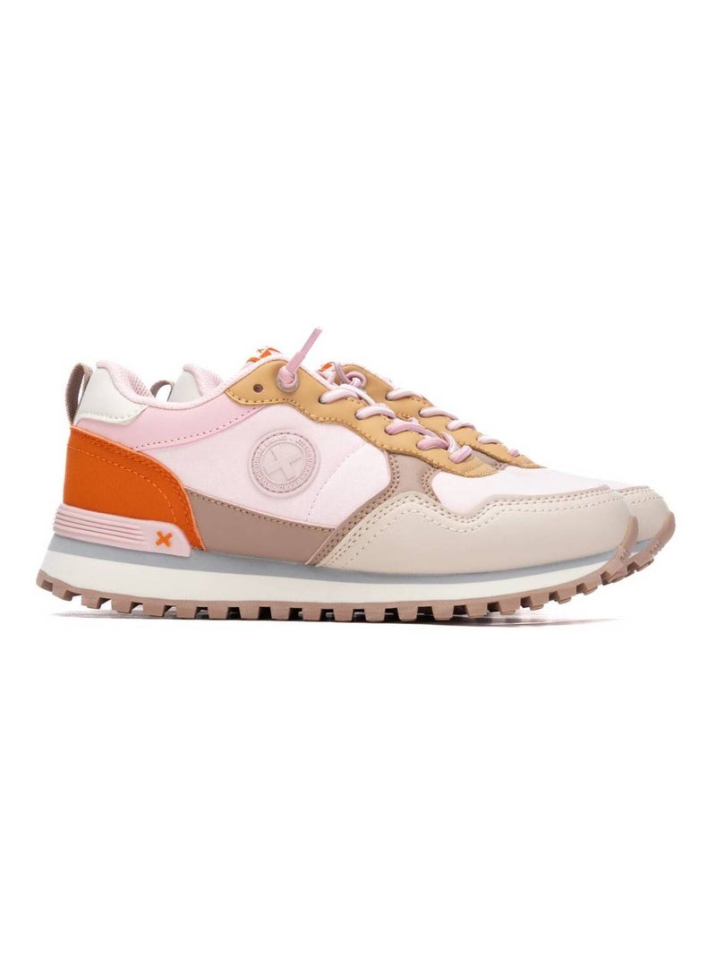 Baskets sport femme à lacets Rose - Kiabi