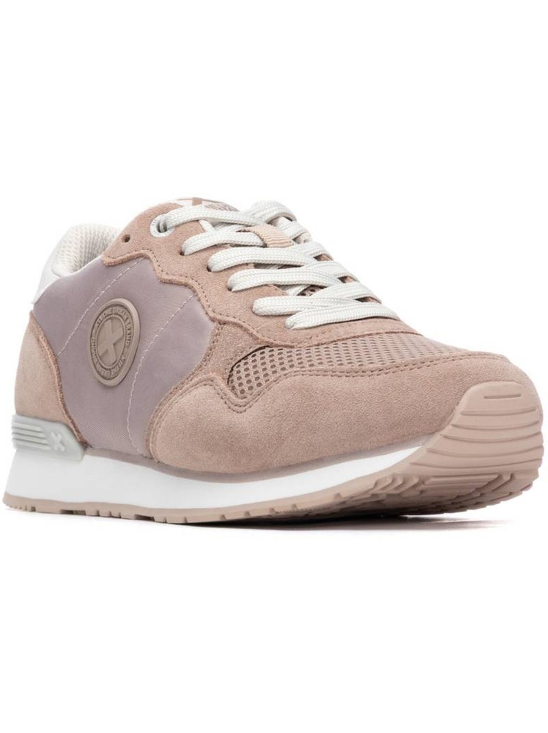 Baskets sport femme à lacets Taupe - Kiabi