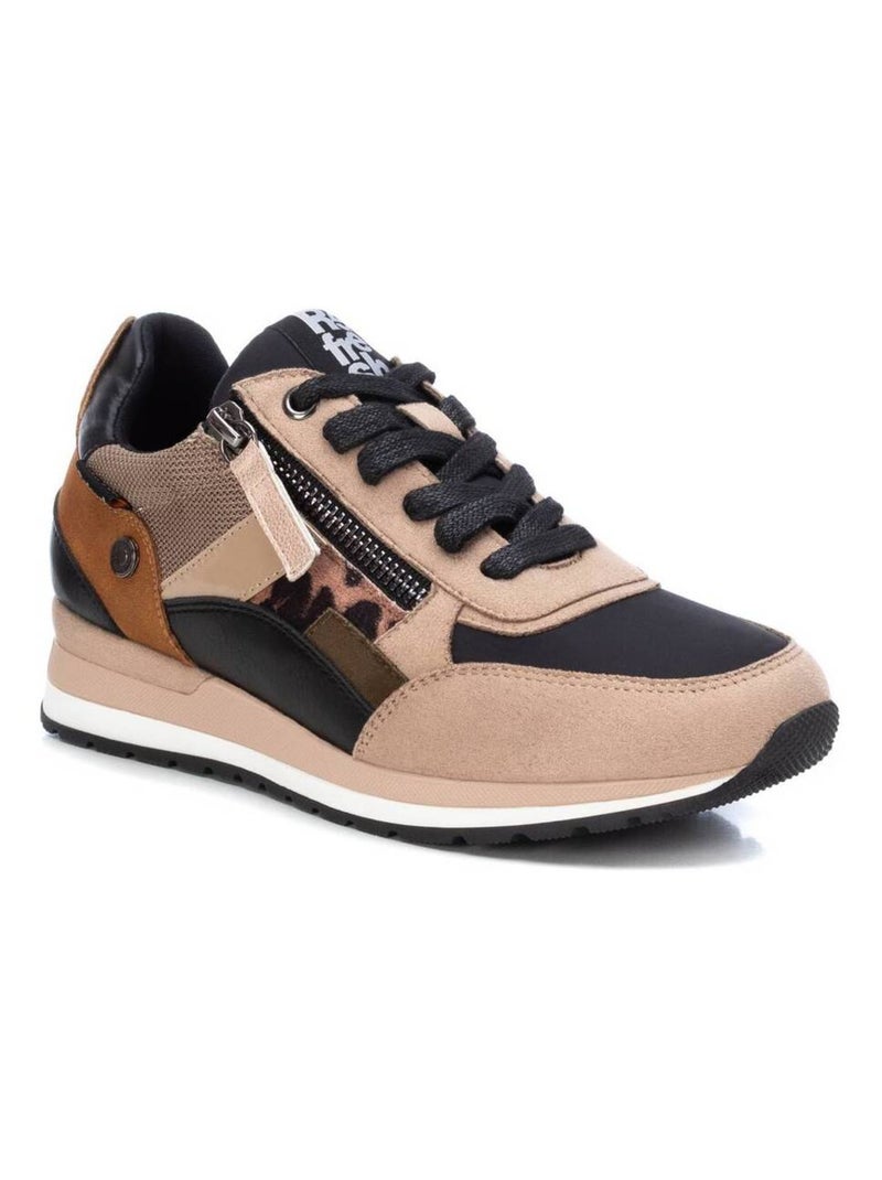 Baskets sport femme à lacets Taupe - Kiabi