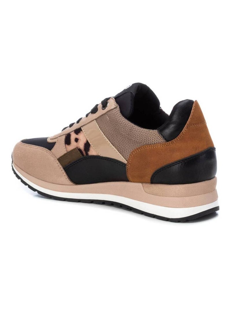 Baskets sport femme à lacets Taupe - Kiabi