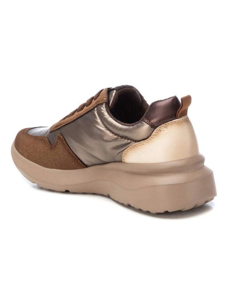 Baskets sport femme à lacets Taupe - Kiabi