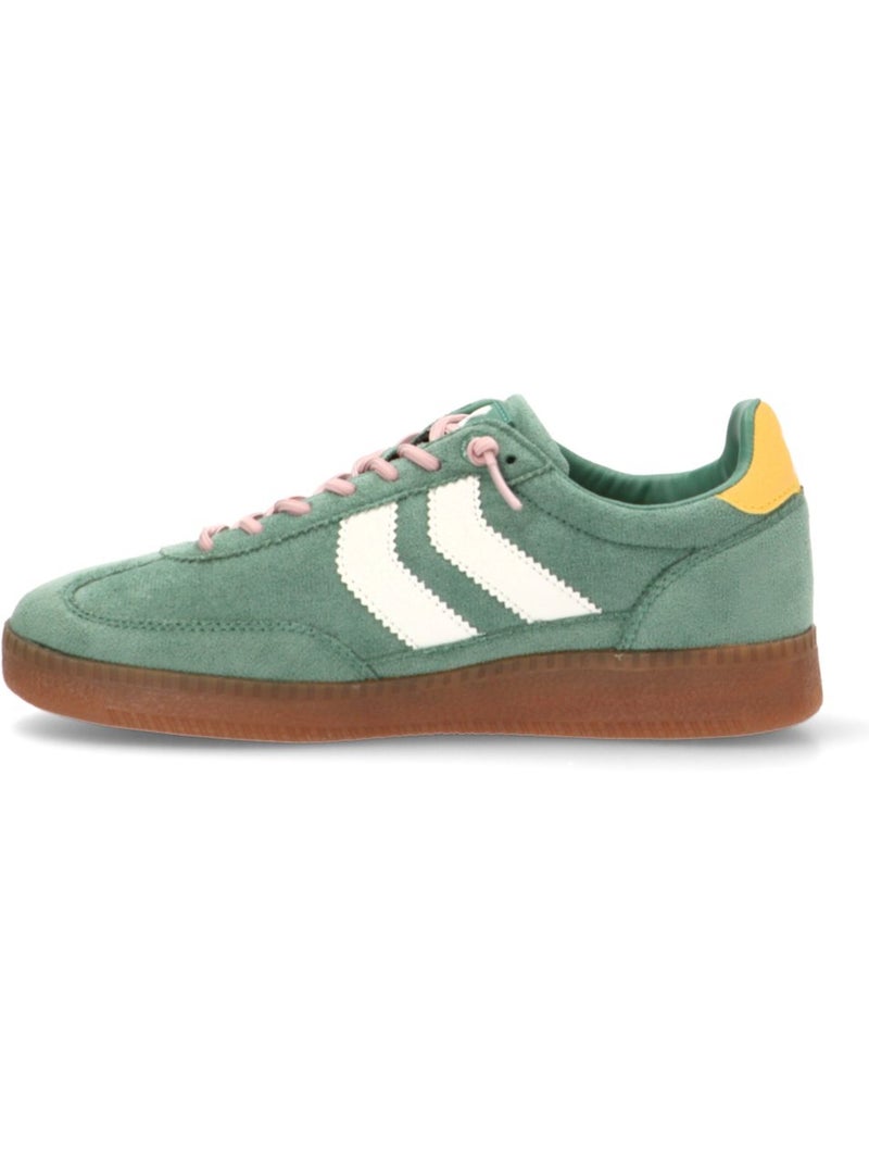 Baskets sport femme à lacets Vert - Kiabi