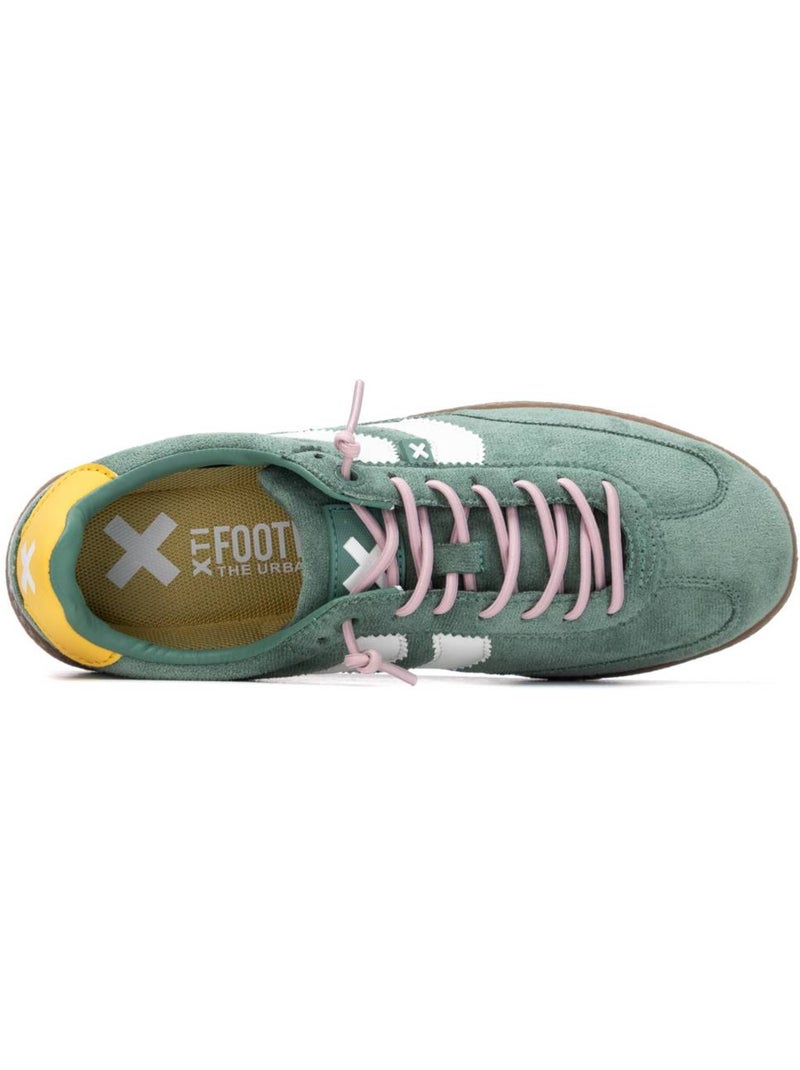 Baskets sport femme à lacets Vert - Kiabi