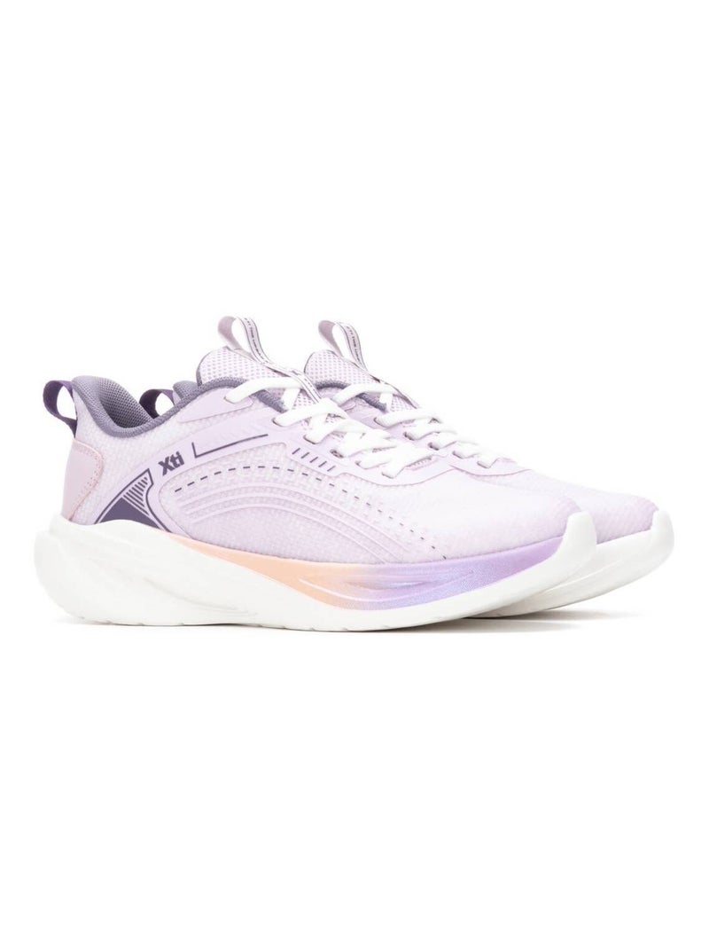 Baskets sport femme à lacets Violet - Kiabi