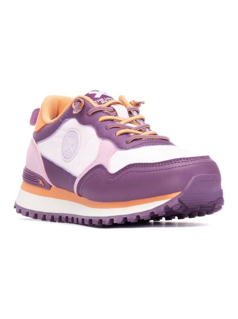 Baskets sport femme à lacets Violet - Kiabi