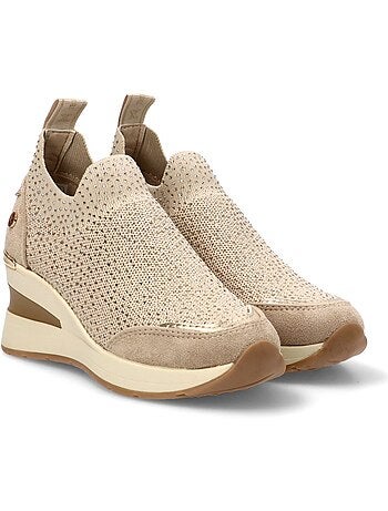 Baskets sport femme élastiques