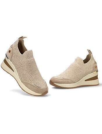 Baskets sport femme élastiques