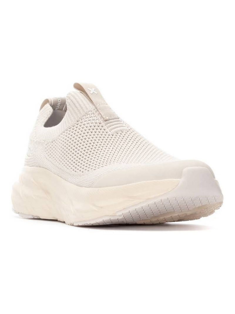 Baskets sport femme élastiques Beige - Kiabi